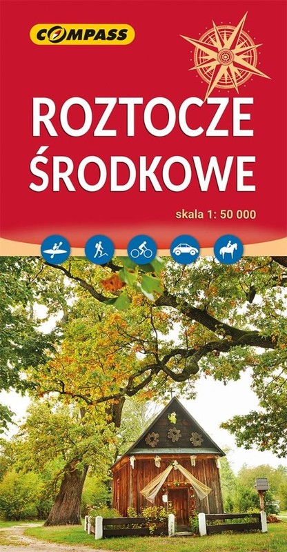 okładka Mapa turystyczna - Roztocze Środkowe 1:50 000 książka | Praca Zbiorowa