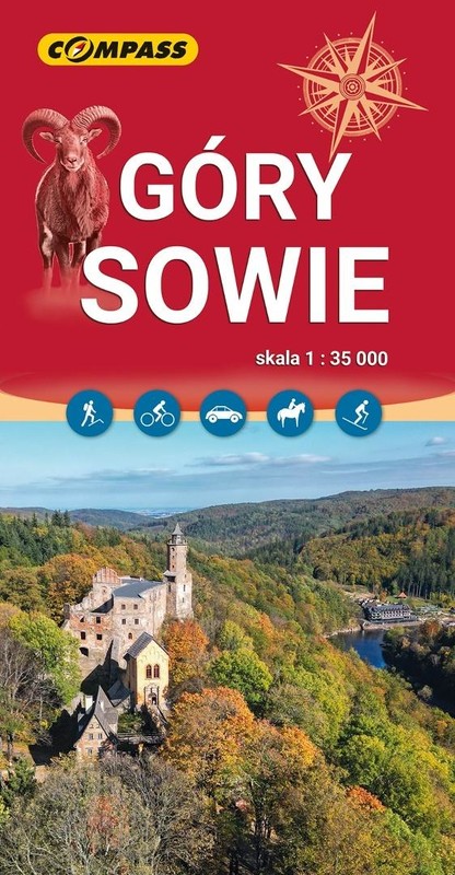 okładka Mapa Turystyczna - Góry Sowie 1:35000 książka | Praca Zbiorowa