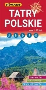 okładka Mapa turystyczna - Tatry Polskie 1:30 000 książka | Praca Zbiorowa