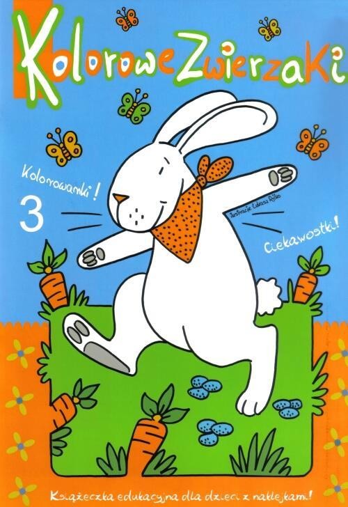 okładka Kolorowe zwierzaki cz. 3 książka