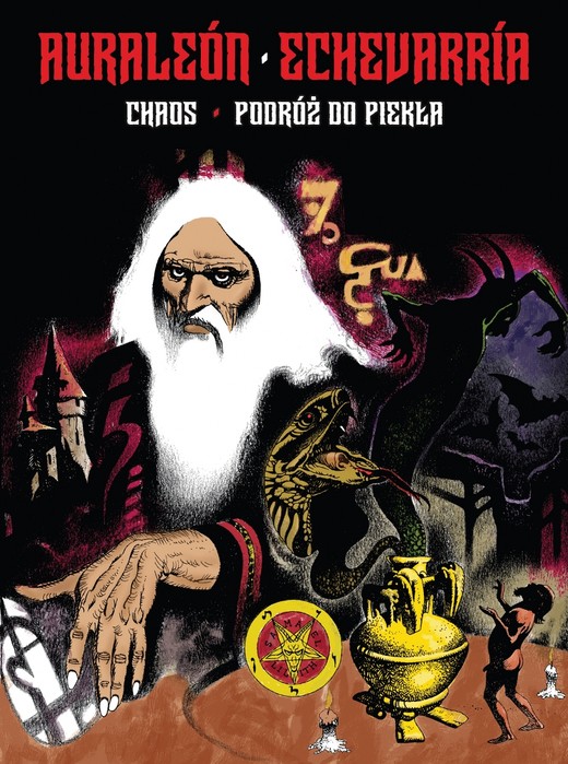 okładka Chaos i Podróż do piekła książka | Auraléon, Carlos Echevarría