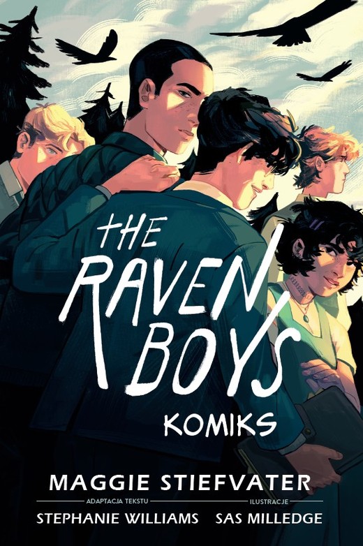 okładka The Raven Boys. Komiks książka | Maggie Stiefvater
