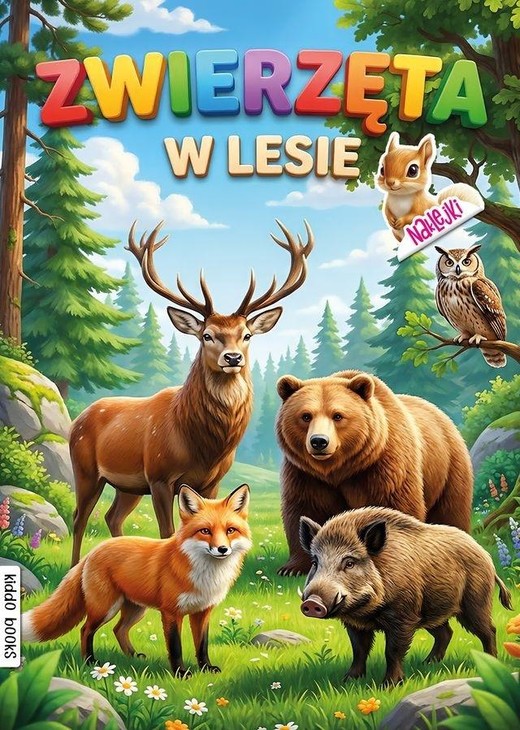 okładka Zwierzęta w lesie książka | Praca Zbiorowa