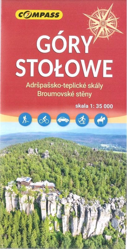 okładka Mapa turystyczna - Góry Stołowe 1:35 000 w.7 książka | Praca Zbiorowa