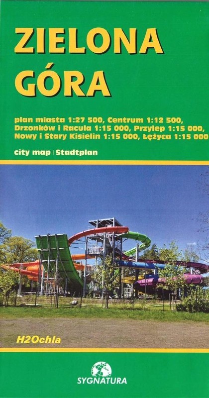 okładka Plan miasta - Zielona Góra w.2026 książka | Praca Zbiorowa
