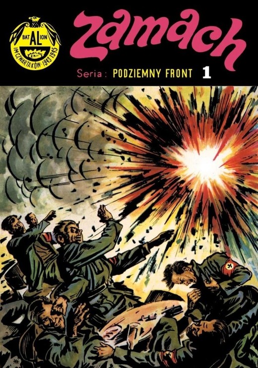 okładka Podziemny front T.1 Zamach w.3 książka | Praca Zbiorowa
