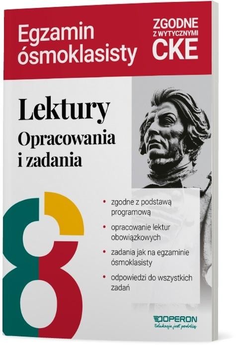 okładka Lektury na egzaminie ósmoklasisty. Opracowania... książka | Praca Zbiorowa
