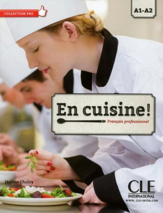 okładka En cuisine Niveaux A1/A2 podr. + audio do pobrania książka | Cholvy Jerome