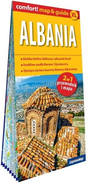 okładka Comfort! map&guide XL Albania książka | Izabela Nowek