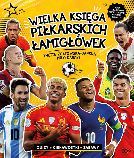 okładka Wielka księga piłkarskich łamigłówek. Reprezentacje książka | Milo Darski, Yvette Żółtowska-Darska