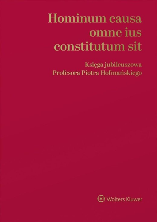 okładka Hominum causa omne ius constitutum sit książka | Praca Zbiorowa