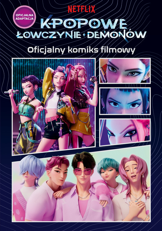 okładka K-popowe łowczynie demonów. Oficjalny komiks filmowy ebook | pdf | Random House