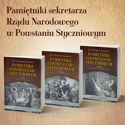 okładka Pamiętniki o Powstaniu Styczniowym T.1-3 książka | Józef KajetanJanowski
