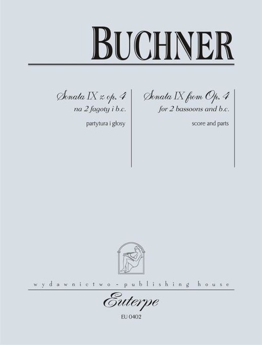 okładka Sonata IX z op. 4, na 2 fagoty książka | Philipp FriedrichBuchner