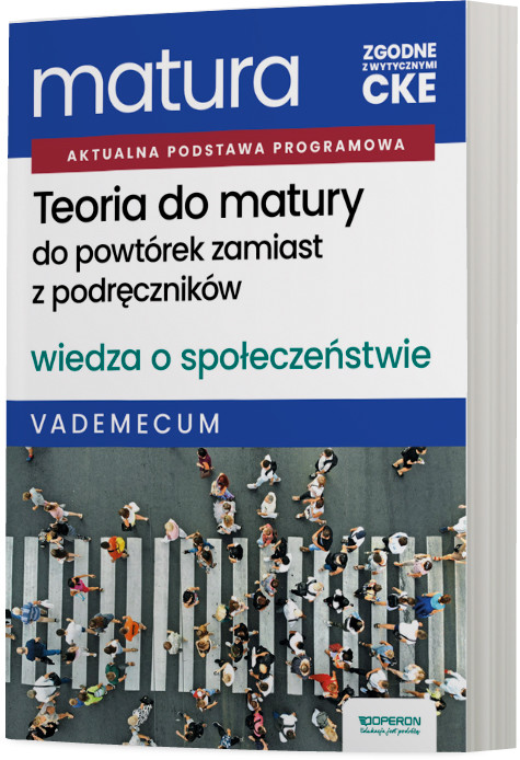 okładka Teoria do matury Matura 2027 Wiedza o społeczeństwie Vademecum książka | Mikołaj Walczyk, Iwona Walendziak