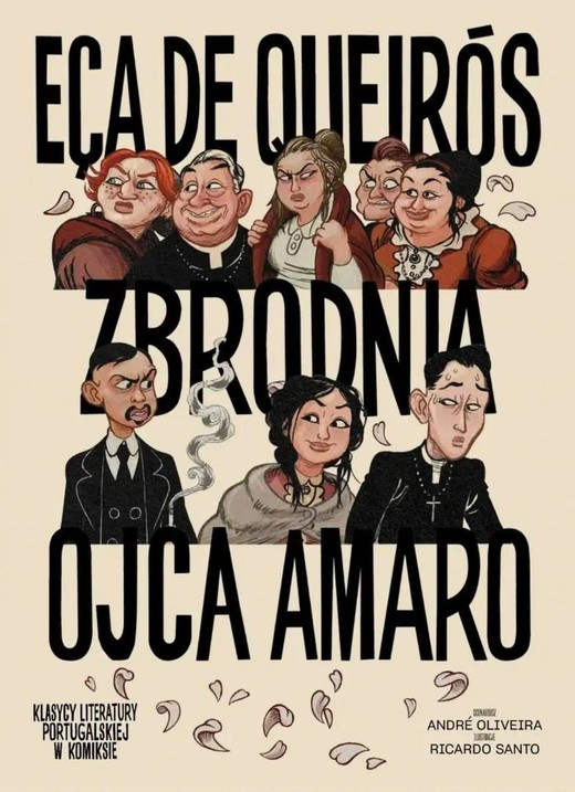 okładka Zbrodnia ojca Amaro książka | Andre Oliveira