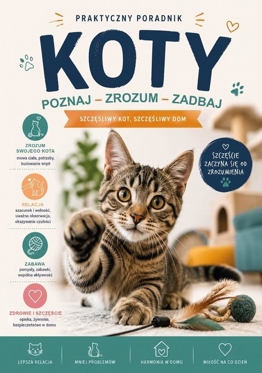 okładka Koty. Praktyczny poradnik książka | Kępa Marta