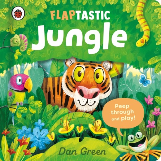 okładka Flaptastic Jungle książka | Green Dan
