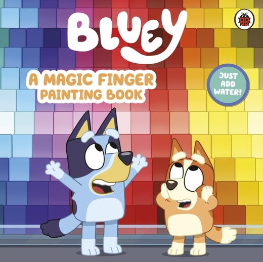 okładka Bluey. A Magic Finger Painting Book książka | Bluey