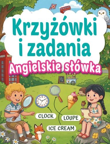 okładka Angielskie słówka. Krzyżówki i zadania książka | Opracowanie zbiorowe