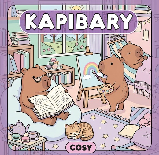 okładka Kapibary. Cosy książka | Opracowanie zbiorowe