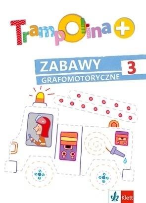 okładka Trampolina+ Zabawy grafomotoryczne 3 w.2 książka | Elżbieta Lekan