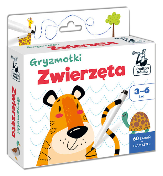 okładka Zwierzęta. Kapitan Nauka. Gryzmołki wyd. 3 książka | Bożena Dybowska, Justyna Perkuszewska-Staniszewska