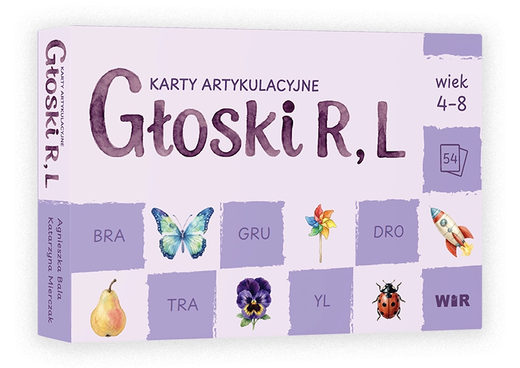okładka Karty artykulacyjne Głoski R, L książka | Agnieszka Bala, Katarzyna Mierczak