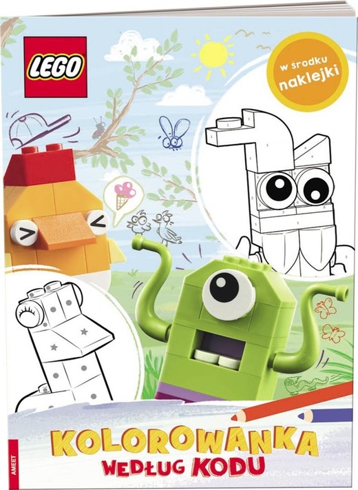 okładka Lego Master Brand. Kolorowanka według kodu książka | Praca Zbiorowa
