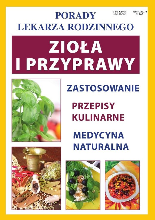 okładka Porady Lekarza Rodzinnego 207 Zioła i przyprawy książka | Anna Smaza