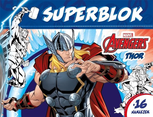 okładka Superblok. Marvel Avengers Thor książka | Praca Zbiorowa