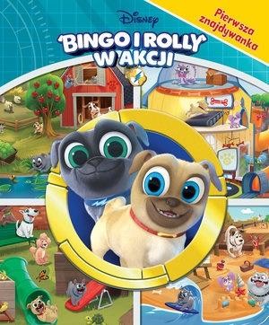 okładka Junior Bingo i Rolly w akcji. Pierwsza znajdywanka książka | Praca Zbiorowa