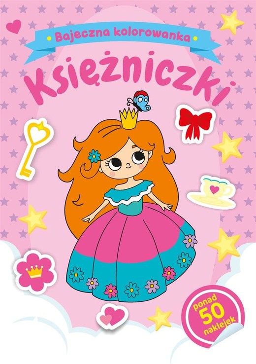 okładka Bajeczna kolorowanka. Księżniczki książka | Natalia Berlik