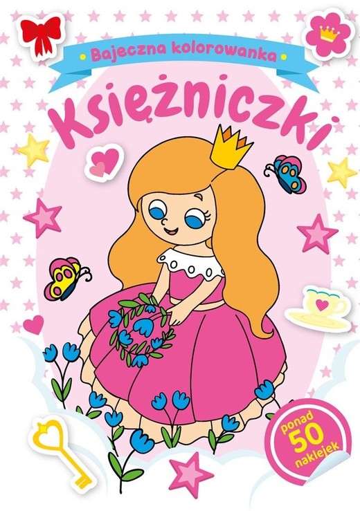 okładka Bajeczna kolorowanka. Księżniczki książka | Natalia Berlik