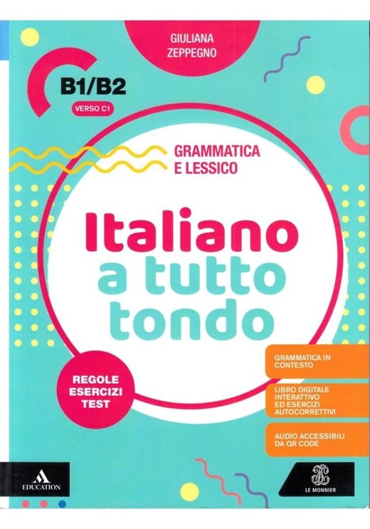 okładka Italiano a tutto tondo B1-B2 książka książka | Giuliana Zeppegno