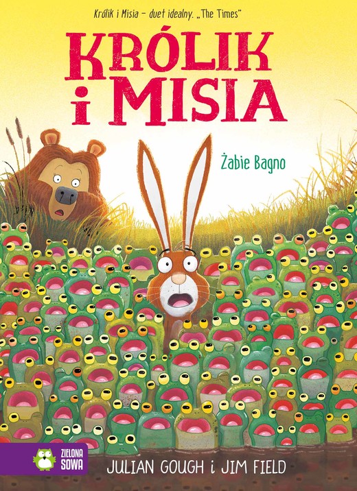 okładka Żabie Bagno. Królik i Misia książka | Julian Gough
