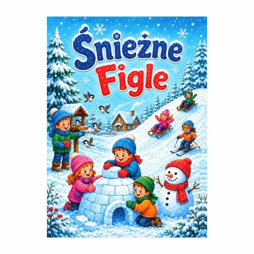 okładka Śnieżne Figle książka | Marcin Łaptos
