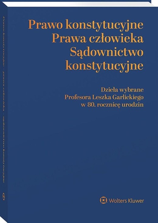 okładka Prawo konstytucyjne. Prawa człowieka... książka | Lech Garlicki