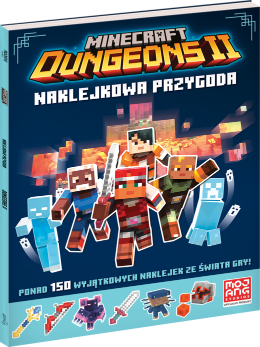 okładka Dunegons II. Naklejkowa przygoda. Minecraft książka | Opracowanie zbiorowe