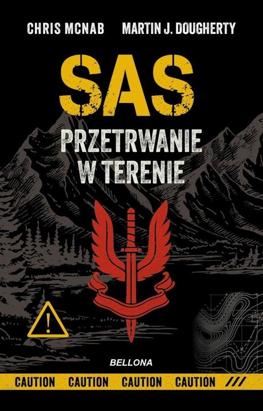 okładka SAS. Przetrwanie w terenie książka | Chris McNab, Dougherty MartinJ.