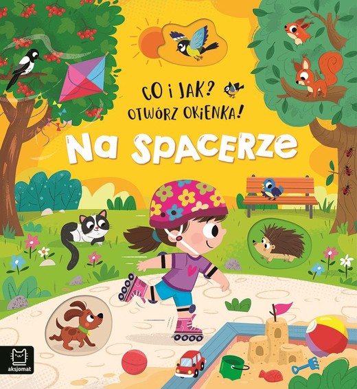okładka Na spacerze. Co i jak? Otwórz okienka! książka | Agnieszka Bator