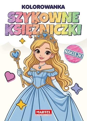 okładka Tęczowa kolorowanka Szykowne księżniczki książka | Maciej Ratajczyk