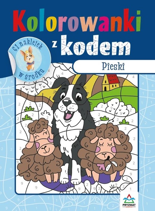 okładka Kolorowanki z kodem. Pieski książka | Aleksandra Bułgajewska