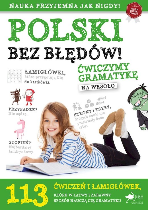 okładka Polski bez błędów. Ćwiczenia z gramatyki na wesoło książka | Opracowanie zbiorowe