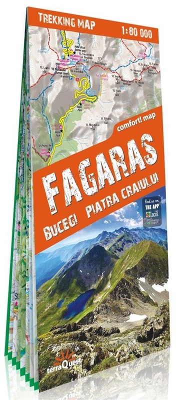 okładka Trekking map Góry Fagaraskie/Faragas 1:80 000 książka | Opracowanie zbiorowe