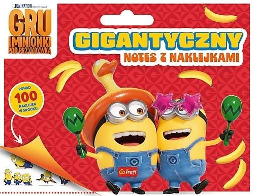 okładka Notes z naklejkami Minionki TREFL książka