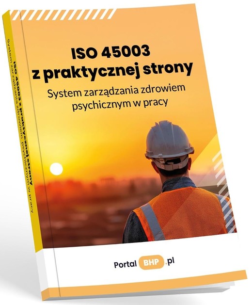 okładka ISO 45003 z praktycznej strony książka