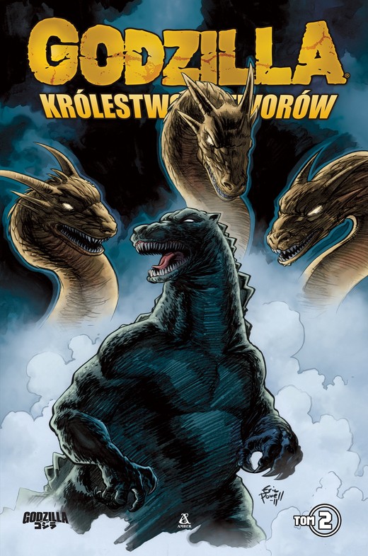 okładka Królestwo potworów. Godzilla 2 książka | Eric Powell, Tracy Marsh