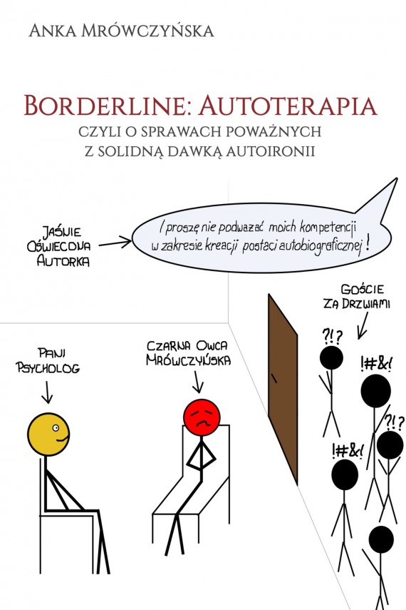 okładka Borderline: Autoterapia, czyli o sprawach poważnych z solidną dawką autoironiiebook | EPUB, MOBI | Anka Mrówczyńska