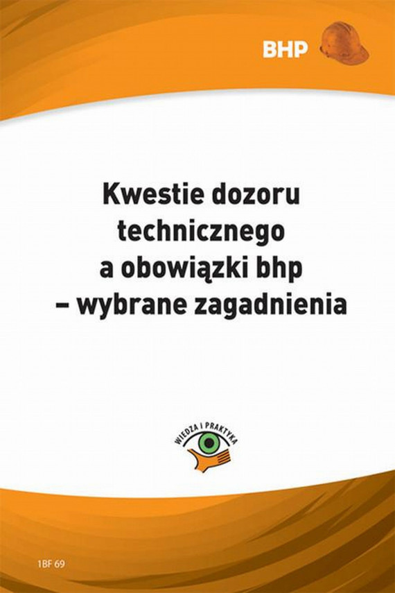 okładka Kwestie dozoru technicznego, a obowiązki bhp - wybrane zagadnieniaebook | PDF | Sebastian Kryczka